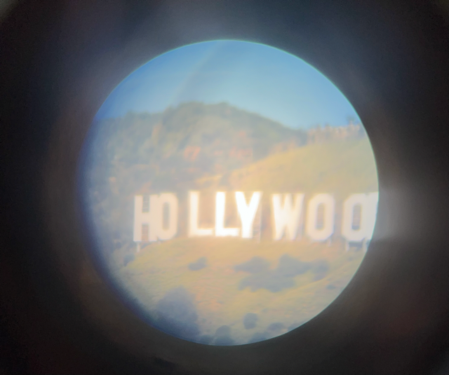 View of hollywood sign.